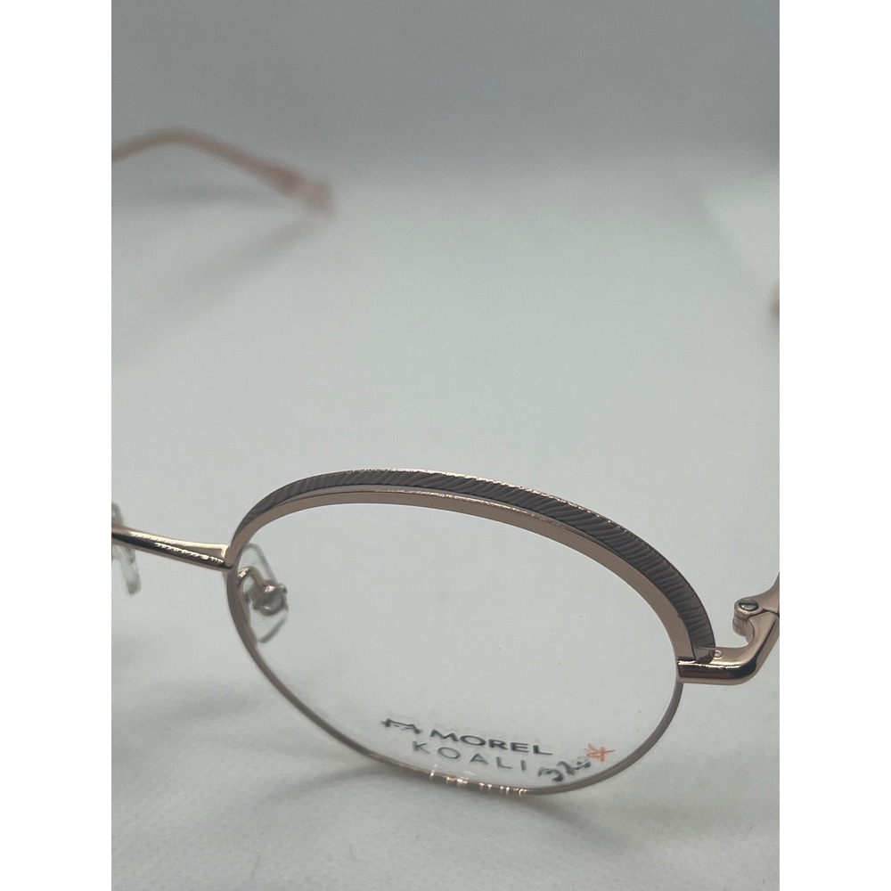 Morel Koali 20108k Eyeglasses‎ Oval Frames Rose Gold Pink Lightweight Designer